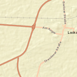 Luckau Street Map