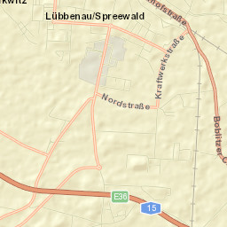 Lübbenau Street Map