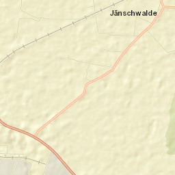 Jänschwalde Street Map