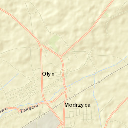Otyń Street Map