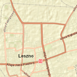 Leszno Street Map