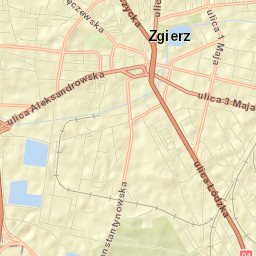 Zgierz Street Map