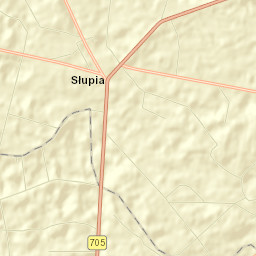 Słupia Street Map