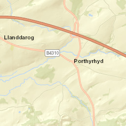 Carmarthenshire Street Map