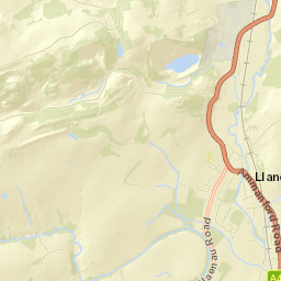 Llandybie Street Map