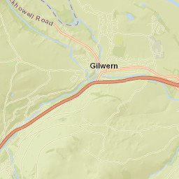 Gilwern Street Map
