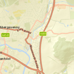 9 Avenue Crescent, Abergavenny, Monmouthshire Street Map