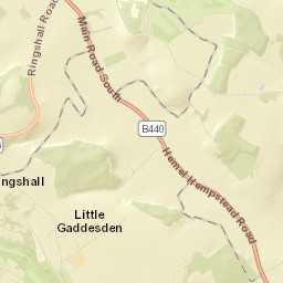 30 Main Road South, Dagnall, Berkhamsted Street Map