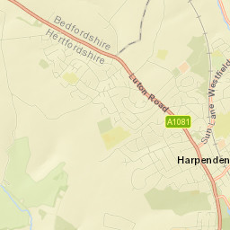 Harpenden Street Map