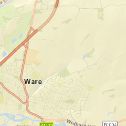 Ware Street Map