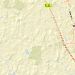 Little Clacton Street Map