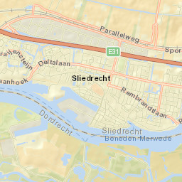 Sliedrecht Street Map