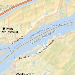Boven-Hardinxveld Street Map
