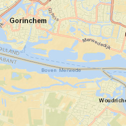 Woudrichem Street Map