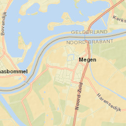 Megen Street Map