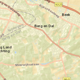 Berg en Dal Street Map