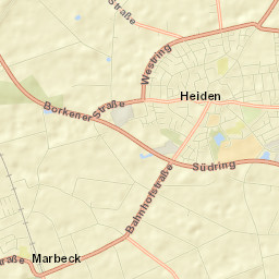 Heiden Street Map