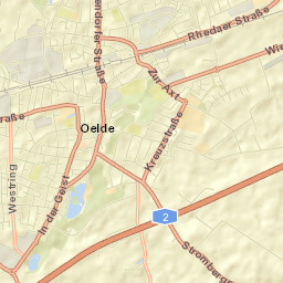Oelde Street Map
