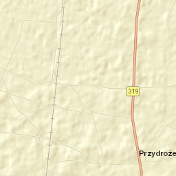 Powiat wschowski Street Map