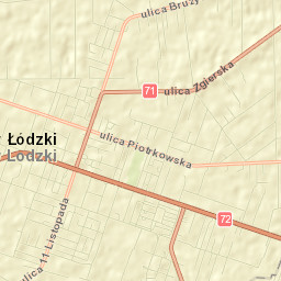 Aleksandrów Łódzki Street Map