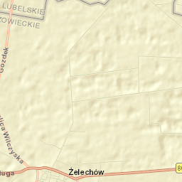 Żelechów Street Map