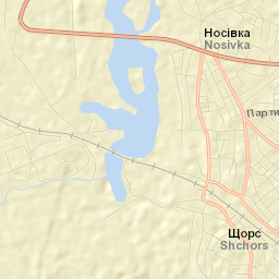 Shchors Street Map