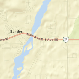 Sundre Street Map