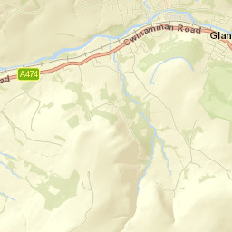 Glanamman Street Map