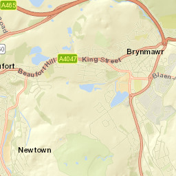 Brynmawr Street Map