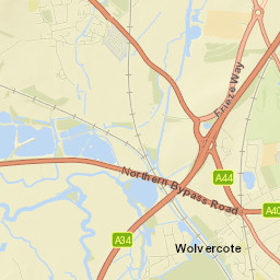 Wolvercote Street Map