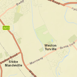 Weston Turville Street Map