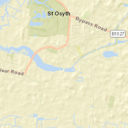 Saint Osyth Street Map