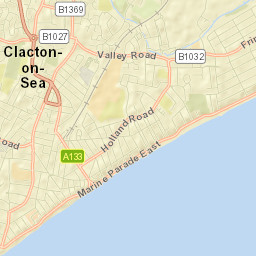 Clacton-on-Sea Street Map