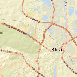 Kleve Street Map