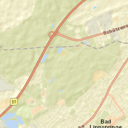 Bad Lippspringe Street Map