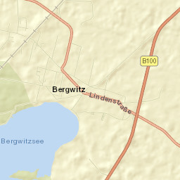 Bergwitz Street Map