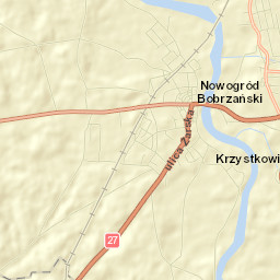 Nowogród Bobrzański Street Map