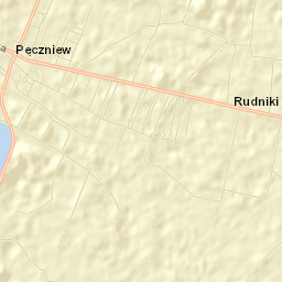 Pęczniew Street Map