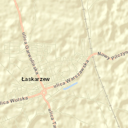Łaskarzew Street Map