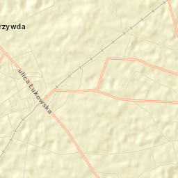 Krzywda Street Map
