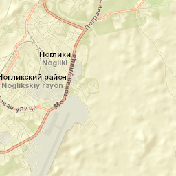 Nogliki Street Map