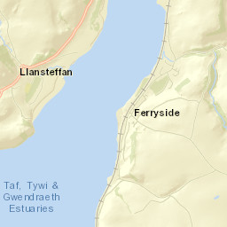 Llansteffan Street Map
