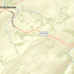 Pontyberem Street Map