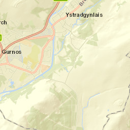 63 Pont Aur, Heol Ynyscedwyn, Ystradgynlais, Swansea, Powys S Street Map