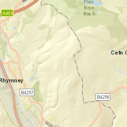 Rhymney Street Map