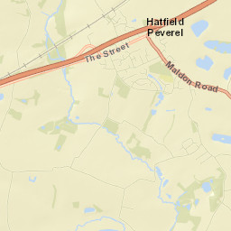 Hatfield Peverel Street Map