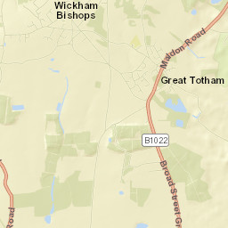 Wickham Bishops Street Map