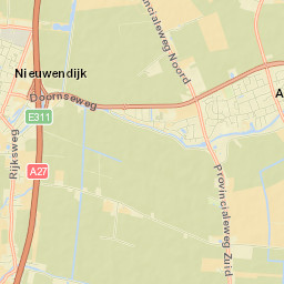 Almkerk Street Map