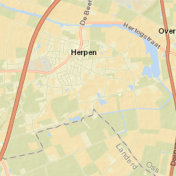 Herpen Street Map