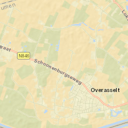 Overasselt Street Map